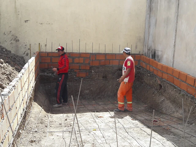 paredes piscina
