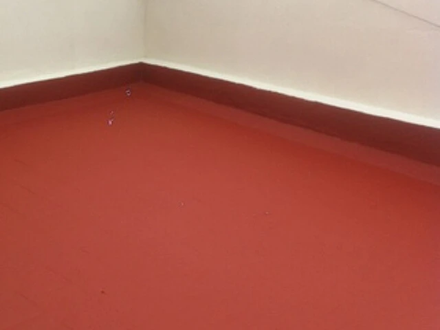 terraza con membrana acrilica