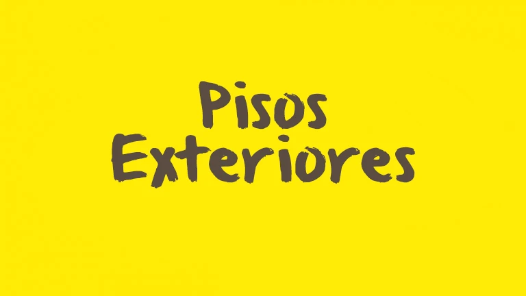 pisos exteriores
